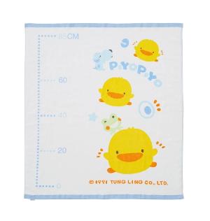 PIYOPIYO黃色小鴨身高圖兩用毛巾