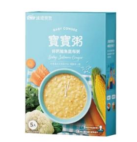 波提寶寶粥-好鈣鮭魚昆布粥 (5包裝)150g 6個月以上