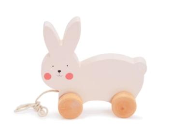 Bubble 木製拉動兔Wooden Rabbit Pull Along 