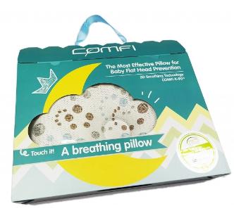 Comfi - 嬰兒呼吸定形枕 (2-18個月)-BROWN CIRCLE