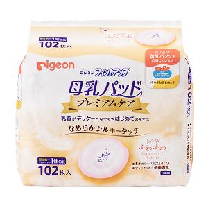 日本 PIGEON 貝親 優質護理母乳墊102片