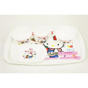 Hello Kitty 餐具禮盒七件套裝(日本製)
