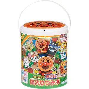 日本 ANPANMAN 麵包超人單人37件木製積木