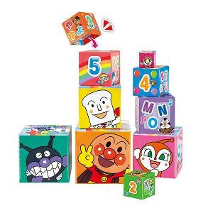 日本 ANPANMAN 麵包超人方形疊杯 1.5嵗以上