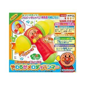 日本 NAPANMAN 麵包超人-有聲軟軟音樂小槌 1.5嵗以上