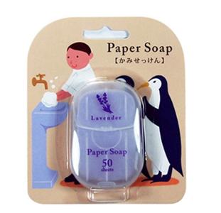 日本Charley - Paper Soap香皂紙50枚入 (Lavender)