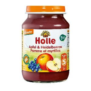 Holle 有機蘋果藍莓 190g (5m+)