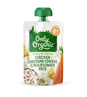Only organic有機雞肉車打芝士椰菜花飯120g