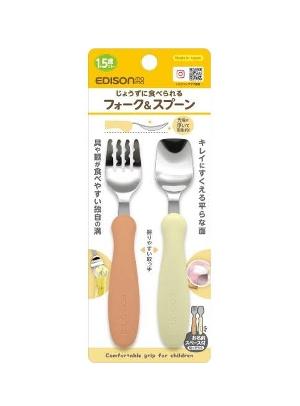 EDISONmama 嬰幼兒學習餐具組 (叉子+湯匙) 1.5歲以上