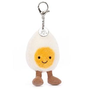 Jellycat - Amuseable Happy Boiled Egg Bag Charm 神奇熟蛋公仔袋子扣