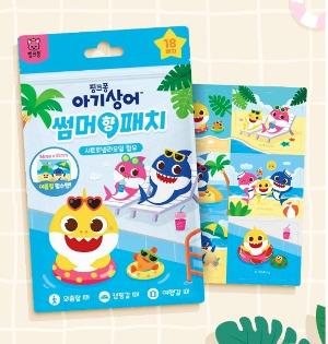 BABYSHARK - 碰碰狐鯊魚寶寶驅蚊貼18pcs