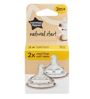 Natural Start 超柔軟奶嘴 -中流量 3M+