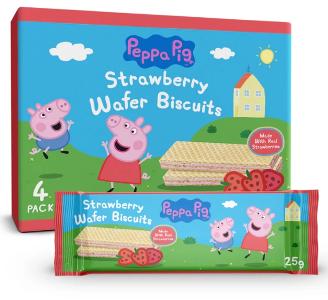 Peppa Pig Strawberry Wafer 4x25g