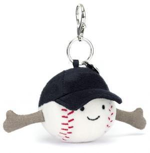 Jellycat - Amuseables Sports Baseball Bag Charm 棒球袋子扣