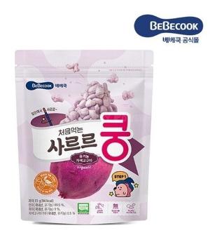 BEBECOOK 有機小泡芙(紅薯) 23g