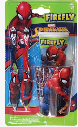 FIREFLY 蜘蛛俠兒童護牙套裝