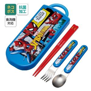 Skater 日本製 Spider Man兒童三件餐具套裝