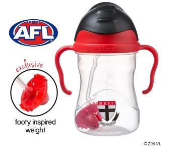 防漏吸管學習水杯AFL系列- AFL St. Kilda 6m+