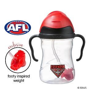 防漏吸管學習水杯AFL系列- AFL Essendon 6M+