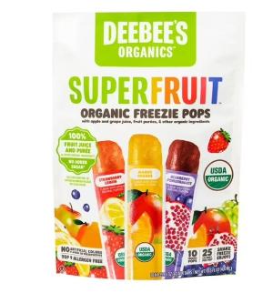 Deebee's 100% 有機超級水果冷凍果汁棒(10PCS)