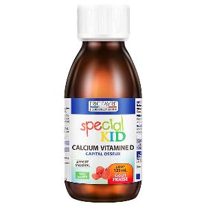 兒童液體鈣+維生素D糖漿125ml（士多啤梨味）
