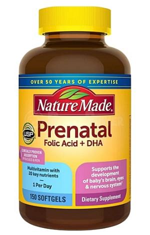美國Nature Made孕婦綜合維生素DHA 150粒(孕婦食用)