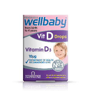Vitabiotics Wellbaby嬰幼兒維生素D3滴劑 10μg 30ml 0-4Y