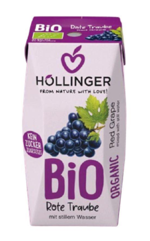 HOLLINGER 有機紅提子汁 200ml