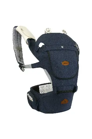 Melange Navy 2合1雙肩帶型腰櫈揹帶