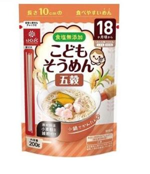 輔食五穀麵條-細麵素麵-無添加鹽200g(18M+)