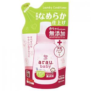 日本Saraya Arau 雅樂寶 嬰兒衣物柔順劑 440ml (補充裝)