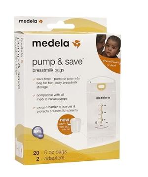 美國Medela Pump & Save儲奶袋 150ml 20個裝