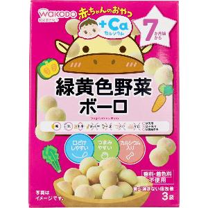 日本 Wakodo 和光堂 高鈣南瓜胡蘿蔔小饅頭 7M+