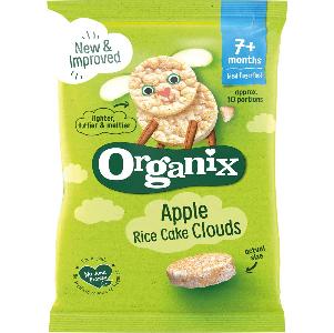 英國Organix Apple Rice Cake Clouds 蘋果米餅(40g)