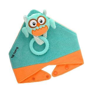 Malarkey Kids Buddy Bib - Owl 咬咬口水肩 - 貓頭鷹