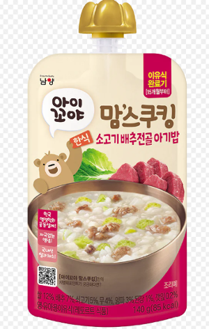 營養即食寶寶粥 - 牛肉椰菜 增量140g