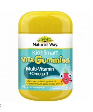 Nature's Way Kids Smart Vita Gummies 多種維生素加歐米茄 3 50 粒軟糖