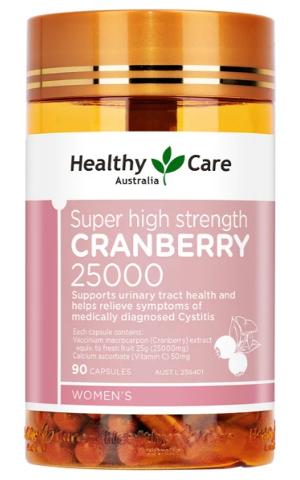 澳洲Healthy Care 超級蔓越莓膠囊90粒(成年人食用)